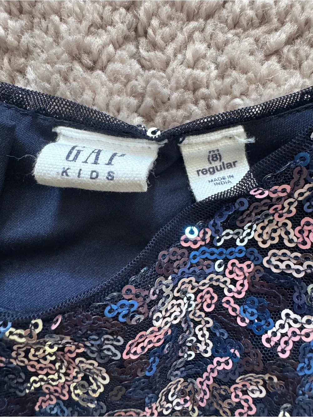 Girls GAP Sequin Shift Dress (Size 8)